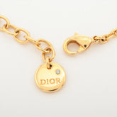 Christian Dior Petit CD Gold Pearl Bracelet Costume Jewellery